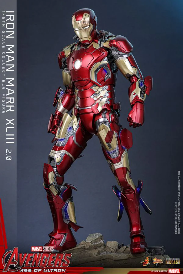 Avengers: Age of Ultron - Iron Man Mark XLIII (2.0) 1:6 Scale Collectible Action Figure - Image 5