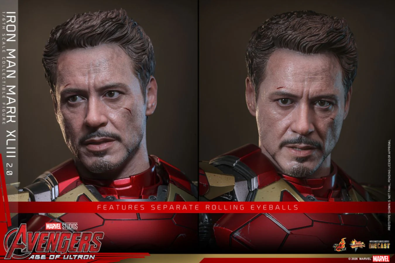 Avengers: Age of Ultron - Iron Man Mark XLIII (2.0) 1:6 Scale Collectible Action Figure - Image 8