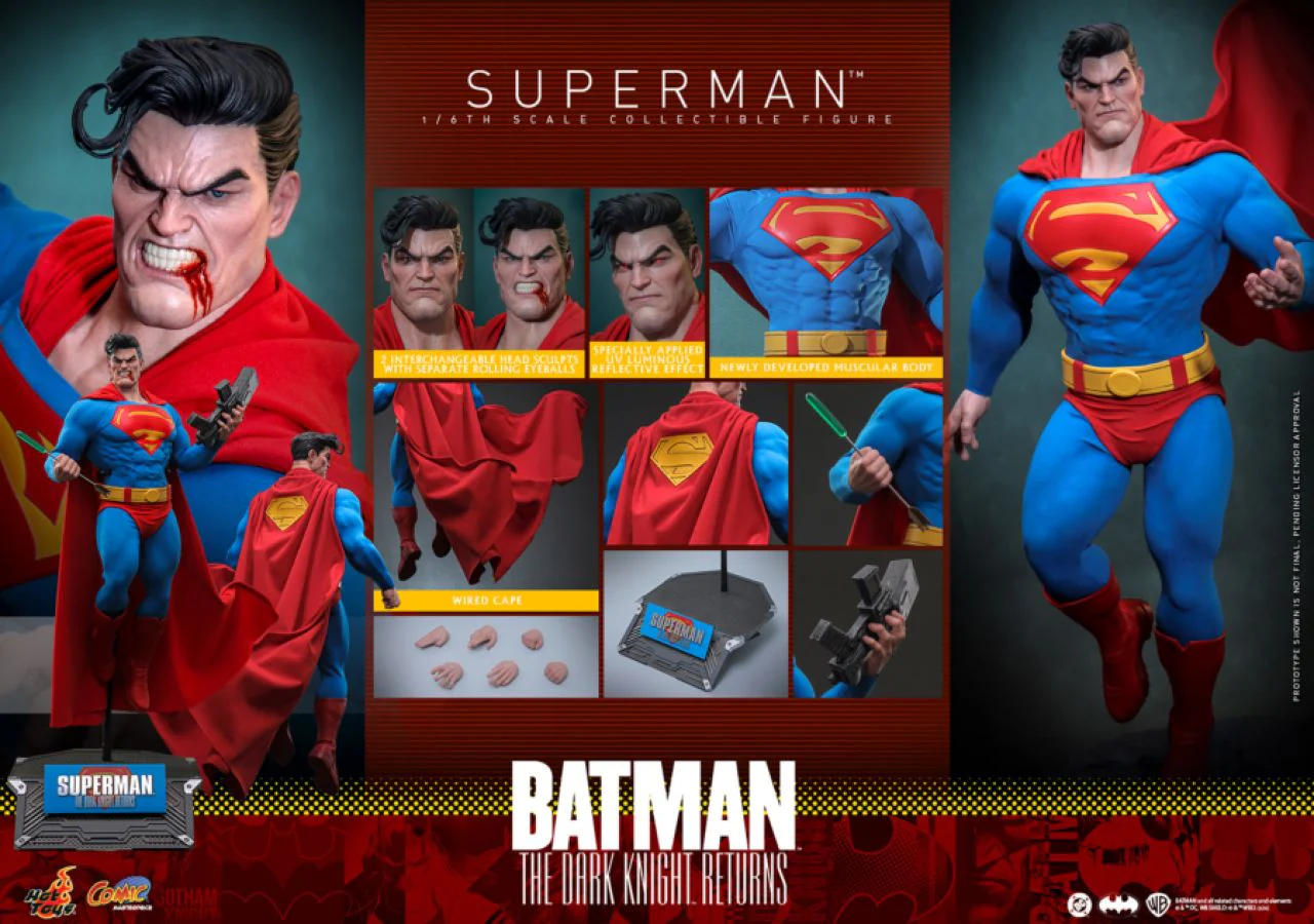 Batman: The Dark Knight Returns - Superman 1:6 Scale Collectable Action Figure - Image 13