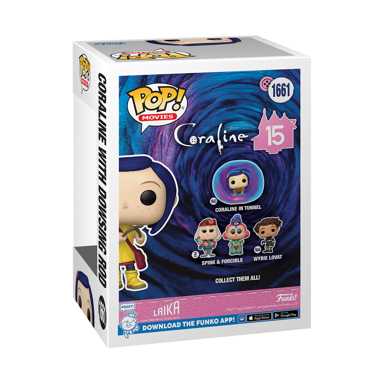 Coraline - Coraline (New Pose) NYCC 2024 Fall Convention Shared Exclusive Pop! Vinyl #1661 - Image 3