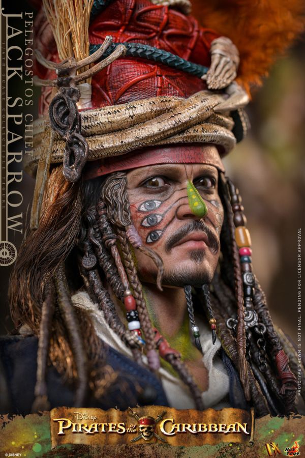 Pirates of the Caribbean 2 - Pelegostos Chief Jack Sparrow 1:6 Scale Collectible Action Figure - Image 10