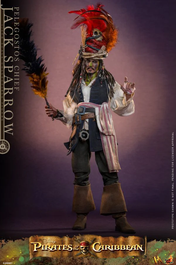 Pirates of the Caribbean 2 - Pelegostos Chief Jack Sparrow 1:6 Scale Collectible Action Figure - Image 8