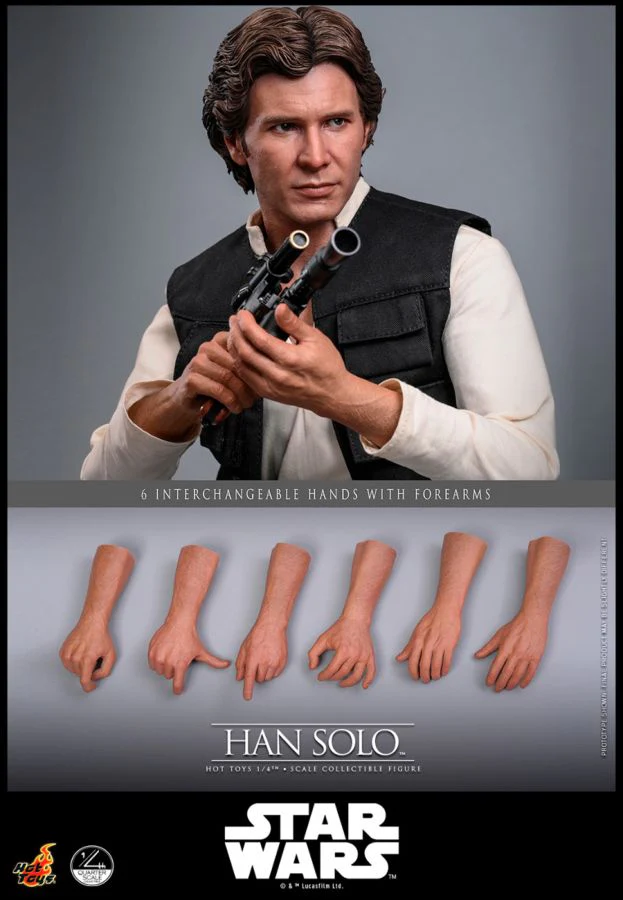 Star Wars - Han Solo 1:4 Scale Collectible Action Figure - Image 12